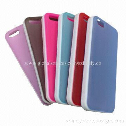 TPU case for iPhone 5C, double color injection, simple and fashion